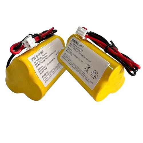 3.6V 900mAh Ni-CD Exit Sign Emergency Light Battery for Unitech LEDR-1 6200RP, Dantona CUSTOM-318 OSA230,Lowes 253799,Exitronix 10010037 (4 Pack x 3.6v 900mah Emergency/exit Light Battery)