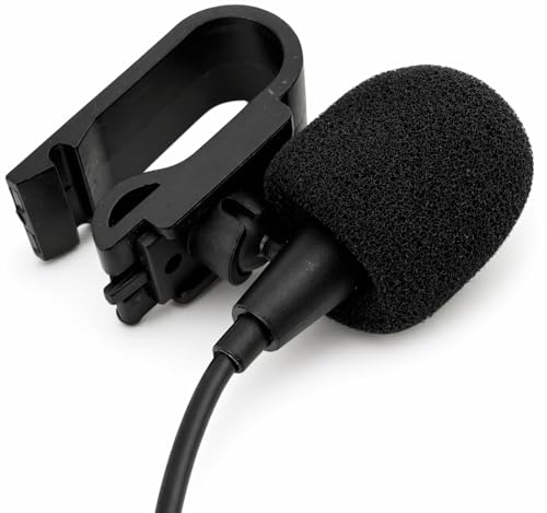 2.5mm Microphone for Pioneer Car Stereo - Replacement Dash Microphone, 9FT Cable
