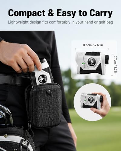 Golf Range Finder with Slope Switch - 1200 Yards, 7X Optics