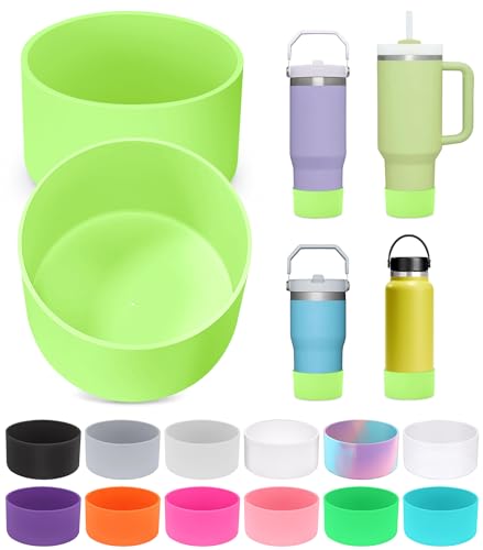 2PCS Silicone Boot Protector for Stanley Quencher - Light Green