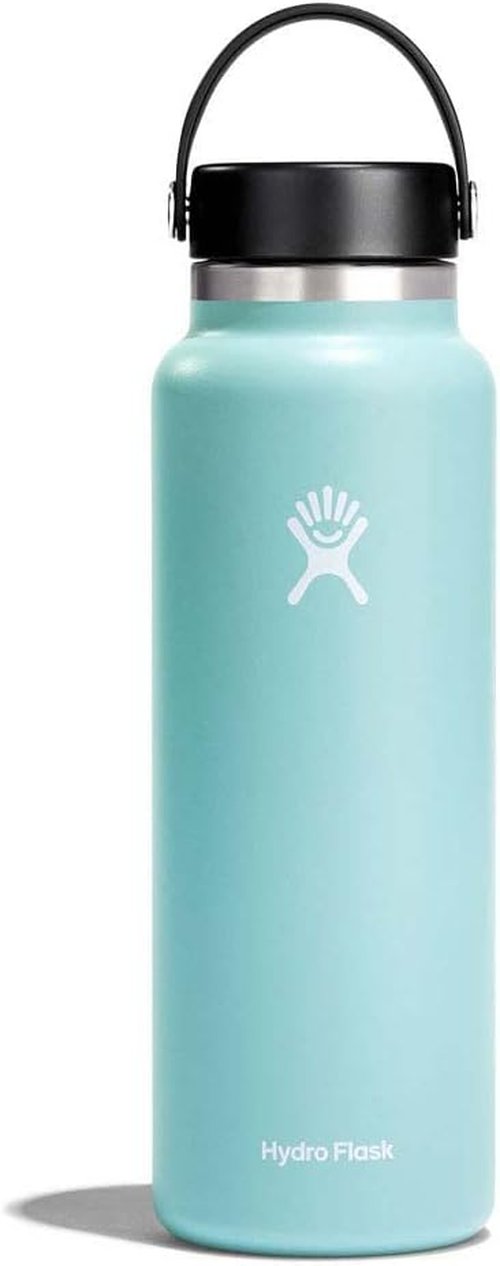 Hydro Flask 40 Oz Wide Mouth Water Bottle - Durable Flex Cap for Hydration on the Go