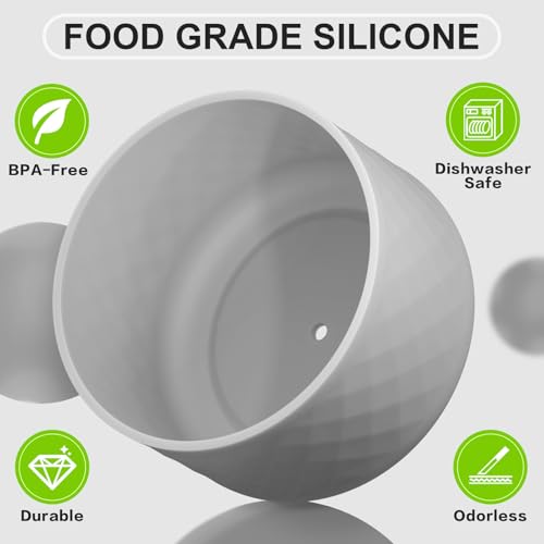 Silicone Boot Sleeve for Owala 30oz & 40oz Bottles - Gray