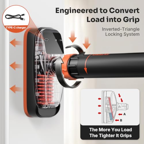 Sportneer Heavy-Duty Pull Up Bar for Doorway with Safety Alert System