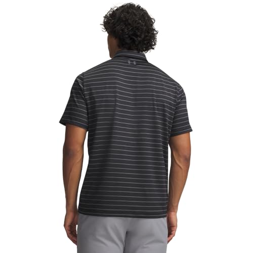 Under Armour Golf Matchplay Printed Polo X-Large Tall Black/Anthracite/Castlerock
