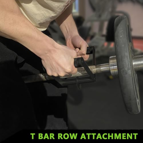 Double D Row Handle Cable Attachment - Steel with Non-Slip Grip