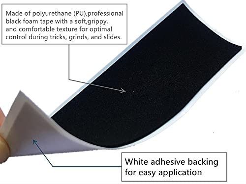 20Pcs Fingerboard Grip Tape - Pro Quality Foam Tape 38mm x 110mm