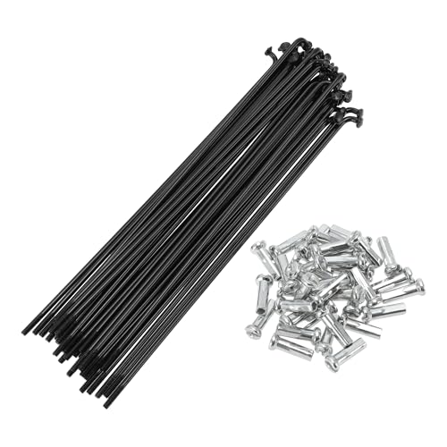 Bicycle Wheel Spokes Set - 14G Carbon Steel, 131mm Length
