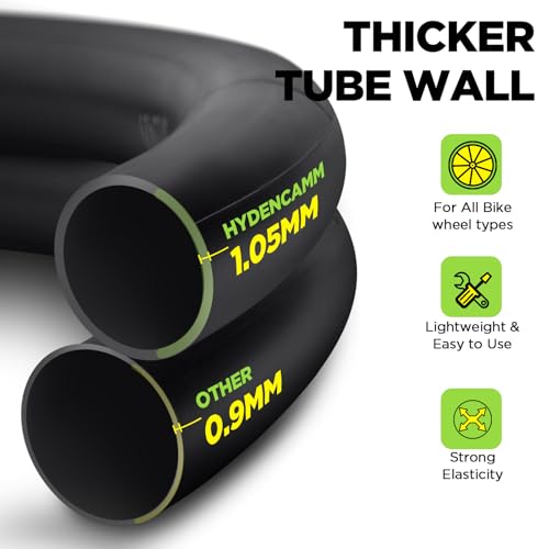 700x35-43C Bike Tube with 48mm Presta Valve - 2 Pack