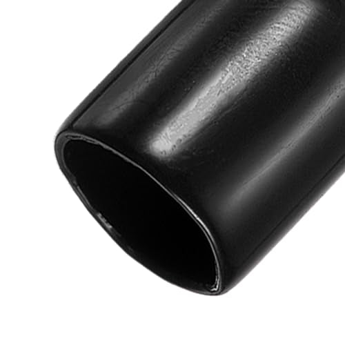 Billiard Cue Tip Protectors - 14mm Rubber Sleeve Covers, 5 Pack - Black
