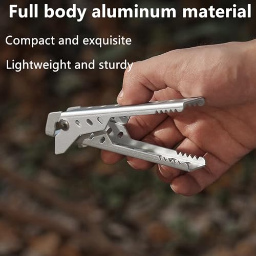 Camping Pot Gripper Clip - Lightweight Aluminum Alloy Tool