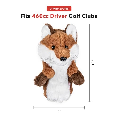 Daphne's Headcovers Fox Driver Golf Club Cover - Premium & Stylish Protection
