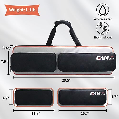 GAN XIN Large 30x18in Portable Bag for LED Timer, Multifunctional with Pockets