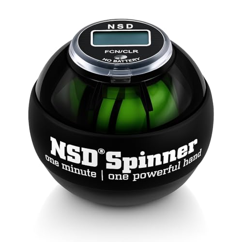 Gyroscopic Hand Exerciser with Speedometer - Up to 18,000 RPM