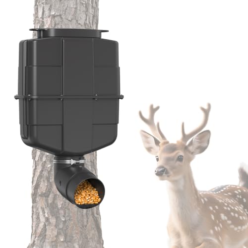Relvek Gravity Deer Feeder 20-25 lb Capacity No Motor Outdoor Feeding
