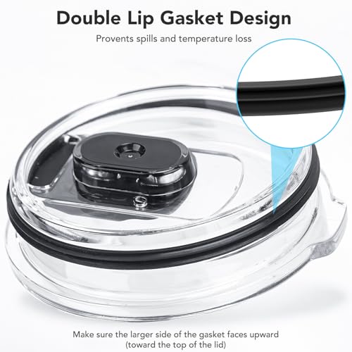Rubber Seal Replacement Gasket for Yeti 20 oz Tumbler - 4 Packs