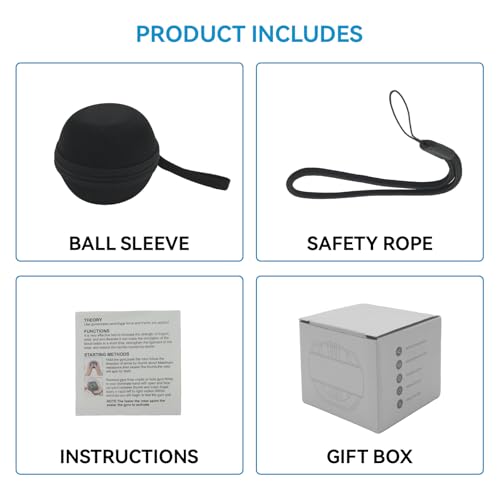 Hand Exerciser Power Ball with Adjustable Resistance & Digital Counter