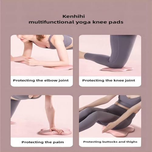 Yoga Knee Guards - Foam Pads for Kneeling & Meditation - Blue
