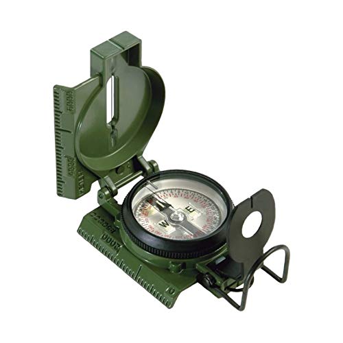 Military Tritium Lensatic Compass - Waterproof Olive Drab
