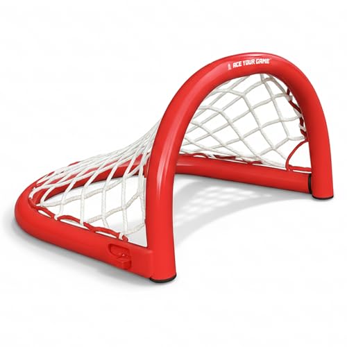 12” Mini Metal Hockey Goal - Portable Shooting Training Target