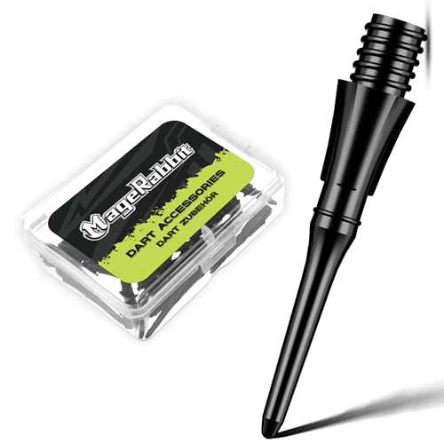 Soft Tip Darts - 30 Pack, Durable Plastic Tips for Safe Play