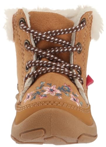 OSHKOSH B'GOSH Toddler Girl Ramira Faux-Fur Lined Booties - 12 Tan