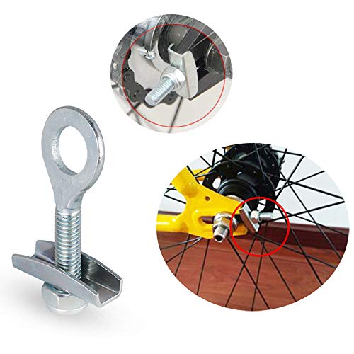 2PCS Adjustable Bicycle Chain Tensioner - Durable Steel for BMX & MTB