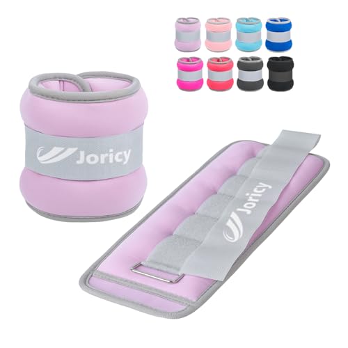 Ankle Weights - 4 LBS Pair (2 Lbs Each) with Adjustable Straps