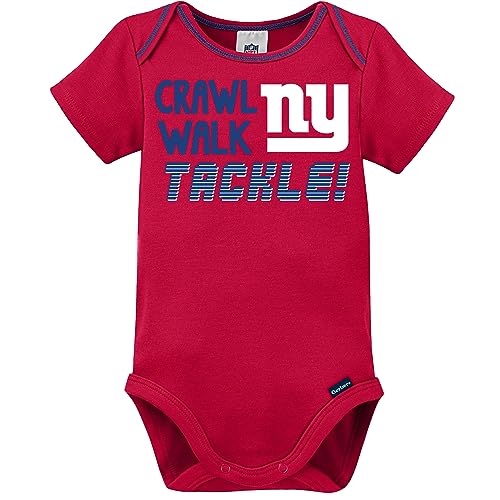 NFL Baby Bodysuit 3-Pack - New York Giants, 6-12 Months