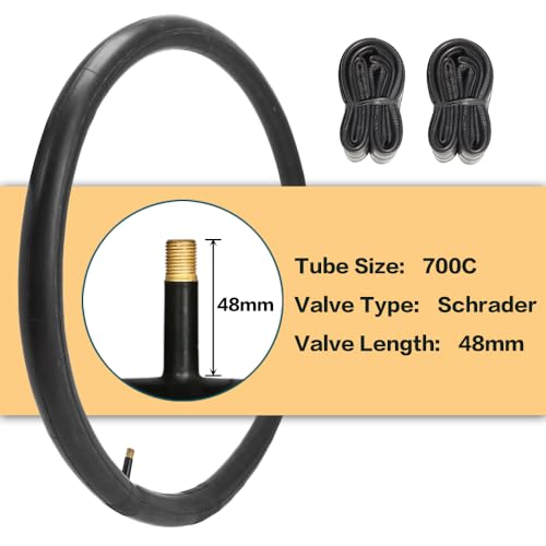 SIMEIQI 700x35C Foldable Bike Tires with 2 Tubes + Levers | Road Bicycle Replacement
