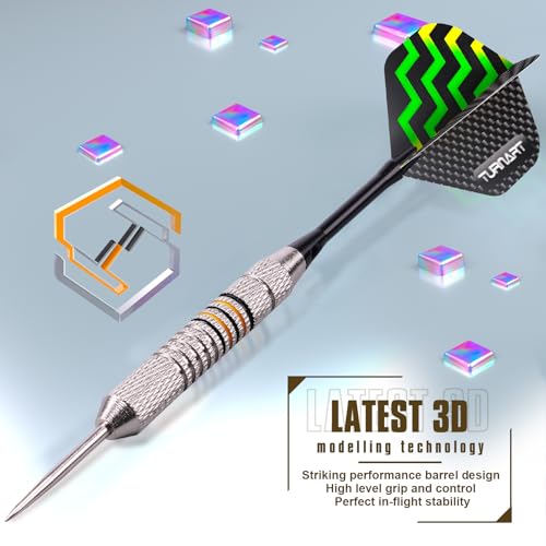 Professional Steel Tip Darts Set with 12 Darts & Stylish Case