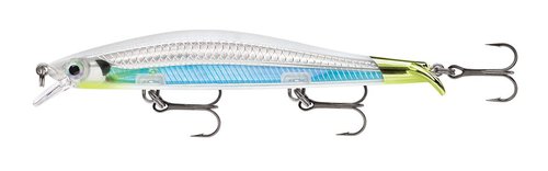 Rapala Ripstop Lure, Size 12, 4 3/4" Length, 4'-5' Depth, 1/2 oz, 3-#5 Hooks, Albino Shiner, Per 1