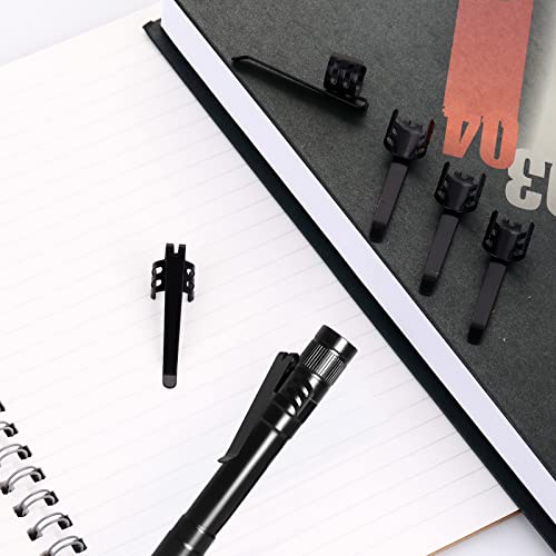 20 Pack Removable Pocket Clips for Flashlights & Pens