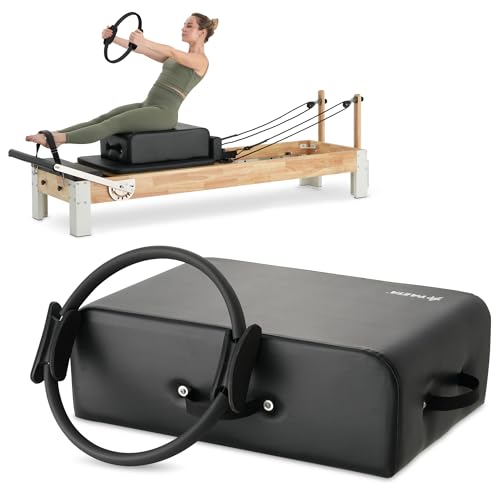 Pilates Box for Reformer with Pilates Ring - Black