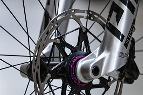 Wolf Tooth Centerlock Rotor Lockring Black - Compatible with 12-20mm Axles
