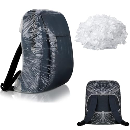 10 Pack Disposable Waterproof Backpack Rain Covers - 15L-40L
