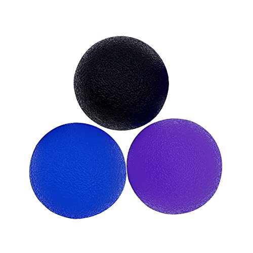 2-Inch Stress Balls for Adults - 3-Pack Hand Grip Exercise