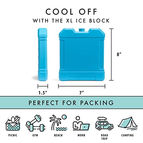 XL Reusable Cooler Ice Block - Blue Block