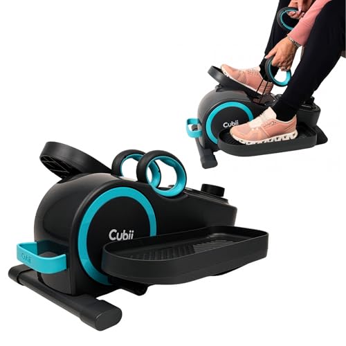 Under Desk Elliptical Bike with Resistance Bands - Multicolor