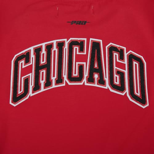 NBA Women’s Bodycon Dress - Chicago Bulls Chenille Classic Jersey Cotton, X-Large Red