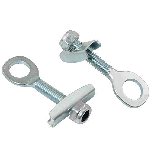 2PCS Adjustable Bicycle Chain Tensioner - Durable Steel for BMX & MTB