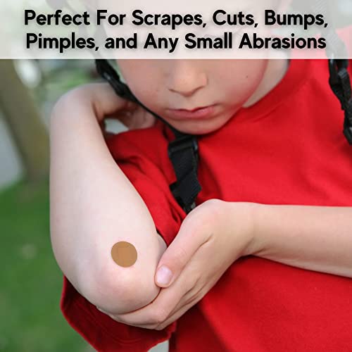 Sterile Round Spot Bandages 7/8" - 200 Pack Adhesive Dots