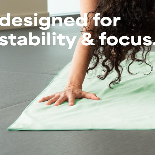 Microfiber Yoga Mat Towel - Sage Green, 26.5" x 72", Quick-Dry