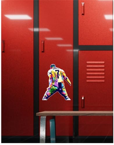 Soccer Player Sticker - Ronaldo 7 Celebration Vinyl Decal - 5"