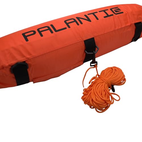 Torpedo Float with Dive Flag - High-Visibility Spearfishing Buoy for Scuba & Freediving