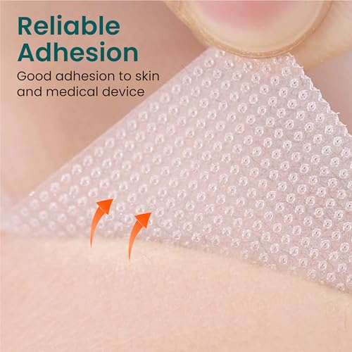 Hypoallergenic Waterproof Medical Tape - 4 Rolls & 10 Gauze Pads
