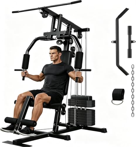 Multifunctional Home Gym Machine with 100LBS Weight Stack - HG2