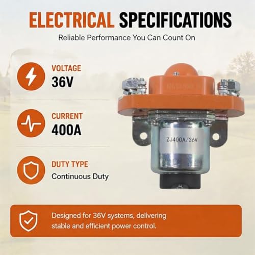 36V 400A Golf Cart Solenoid Contactor Replacement Part