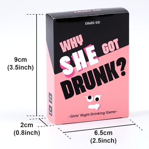 KAWAII KOI Girls Night Drinking Card Game for Bachelorette & Party Fun