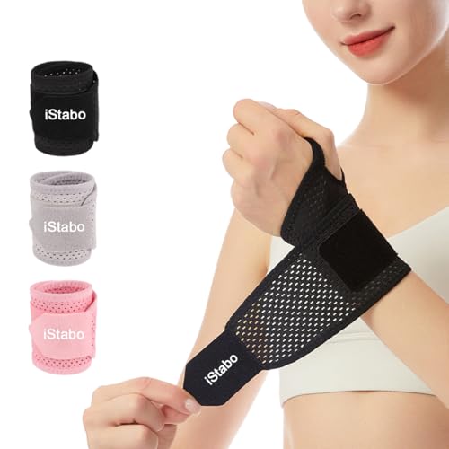 Ultra Thin Mesh Wrist Strap Brace - Black, Adjustable Pain Relief