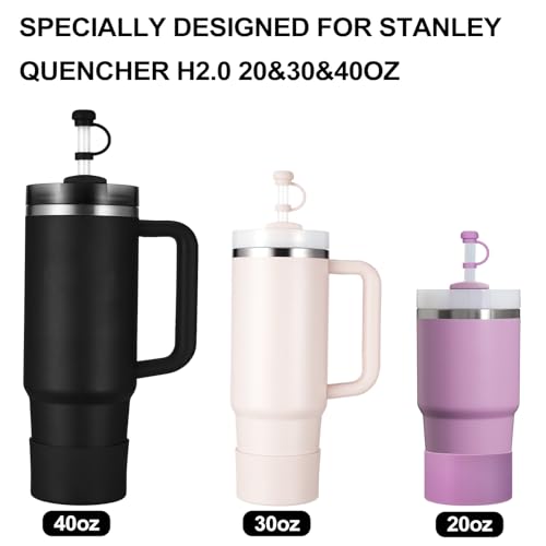 Spill Proof Tumbler Accessories Set - 8PC Silicone Kit for 30 & 40 oz Tumblers